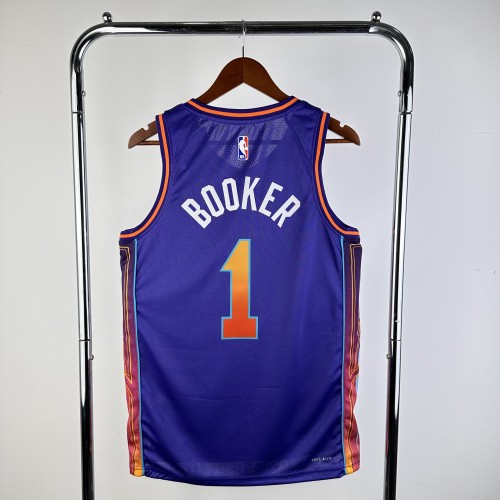 23-24 Phoenix Suns City Edition Booker #1 NBA Swingman Jersey/24赛季太阳队城市版1号布克