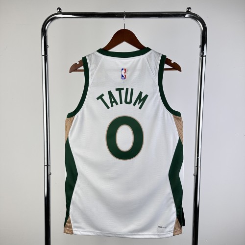 23-24 Boston Celtics City Edition Tatum #0 NBA Swingman Jersey/24赛季凯尔特人城市版0号塔图姆
