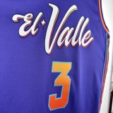 23-24 Phoenix Suns City Edition Beal #3 NBA Swingman Jersey/24赛季太阳队城市版3号比尔