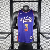 23-24 Phoenix Suns City Edition Beal #3 NBA Swingman Jersey/24赛季太阳队城市版3号比尔