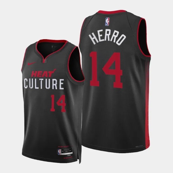23-24 Miami Heat City Edition Herro #14 NBA Swingman Jersey/24热火队城市版14号希罗