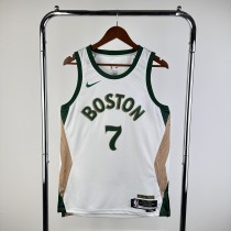 23-24 Boston Celtics City Edition Brown #7 NBA Swingman Jersey/24赛季凯尔特人城市版7号布朗