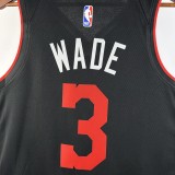 23-24 Miami Heat City Edition Wade #3 NBA Swingman Jersey/24热火队城市版3号韦德
