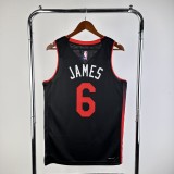 23-24 Miami Heat City Edition James #6 NBA Swingman Jersey/24热火队城市版6号詹姆斯