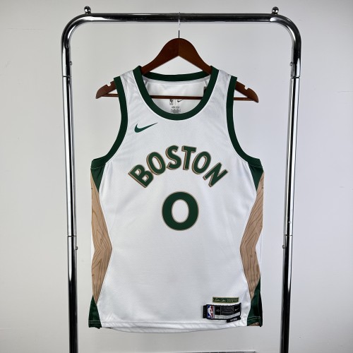 23-24 Boston Celtics City Edition Tatum #0 NBA Swingman Jersey/24赛季凯尔特人城市版0号塔图姆