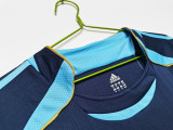 2006 Argentina Away Retro Jersey/2006阿根廷客场