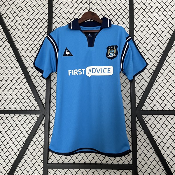 2002-03 Manchester City Home Retro Jersey/02-03曼城主场