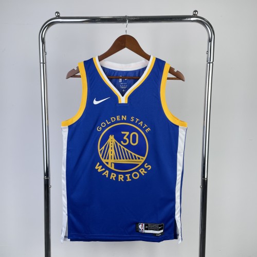 2023 Warriors Away Curry #30 NBA Swingman Jersey/23赛季勇士队客场蓝色30号库里