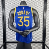 2023 Warriors Away DURANT #35 NBA Swingman Jersey/23赛季勇士队客场蓝色35号杜兰特