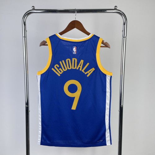 2023 Warriors Away IGUODALA #9 NBA Swingman Jersey/23赛季勇士队客场蓝色9号伊戈达拉