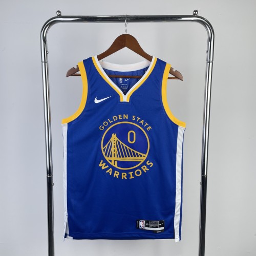 2023 Warriors Away PAYTON II #0 NBA Swingman Jersey/23赛季勇士队客场蓝色0号小佩顿