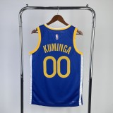 2023 Warriors Away KUMINGA #00 NBA Swingman Jersey/23赛季勇士队客场蓝色00号库明加
