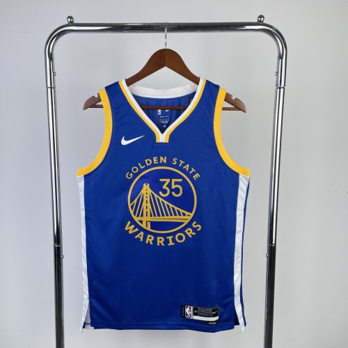 2023 Warriors Away DURANT #35 NBA Swingman Jersey/23赛季勇士队客场蓝色35号杜兰特