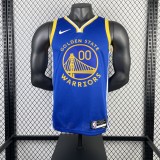 2023 Warriors Away KUMINGA #00 NBA Swingman Jersey/23赛季勇士队客场蓝色00号库明加