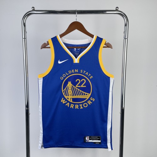 2023 Warriors Away WIGGINS #22 NBA Swingman Jersey/23赛季勇士队客场蓝色22号维金斯
