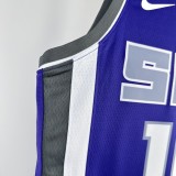 2023 Sacramento Kings Away SABONIS #10 Swingman NBA Jersey/23赛季国王队客场紫色10号萨博尼斯