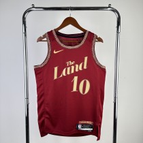2024 Cleveland Cavaliers City Edition GARLAND #10 Swingman NBA Jersey/24赛季骑士队城市版10号加兰