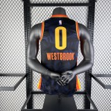 2024 Oklahoma City Thunder City Edition WESTBROOK  #0 NBA Swingman Jersey/24赛季雷霆队城市版0号威少