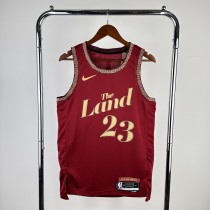 2024 Cleveland Cavaliers City Edition JAMES #23 Swingman NBA Jersey/24赛季骑士队城市版23号詹姆斯