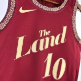 2024 Cleveland Cavaliers City Edition GARLAND #10 Swingman NBA Jersey/24赛季骑士队城市版10号加兰