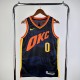 2024 Oklahoma City Thunder City Edition WESTBROOK  #0 NBA Swingman Jersey/24赛季雷霆队城市版0号威少