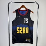 2024 Denver Nuggets City Edition JOKIC  #15 NBA Swingman Jersey/24赛季掘金队城市版15号小波特