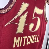 2024 Cleveland Cavaliers City Edition MITCHELL #45 Swingman NBA Jersey/24赛季骑士队城市版45号米切尔