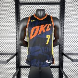 2024 Oklahoma City Thunder City Edition HOLMGREN #7 NBA Swingman Jersey/24赛季雷霆队城市版7号霍姆格伦