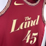 2024 Cleveland Cavaliers City Edition MITCHELL #45 Swingman NBA Jersey/24赛季骑士队城市版45号米切尔