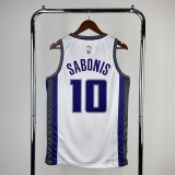 2023 Sacramento Kings Home SABONIS #10 NBA Jersey/23赛季国王队主场10号萨博尼斯