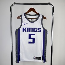 2023 Sacramento Kings Home FOX #5 NBA Jersey/23赛季国王队主场5号福克斯