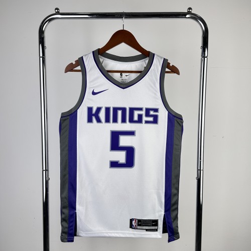 2023 Sacramento Kings Home FOX #5 NBA Jersey/23赛季国王队主场5号福克斯