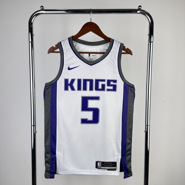 2023 Sacramento Kings Home FOX #5 NBA Jersey/23赛季国王队主场5号福克斯