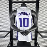 2023 Sacramento Kings Home SABONIS #10 NBA Jersey/23赛季国王队主场10号萨博尼斯