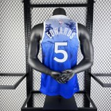 2024 Minnesota Timberwolves City Edition EDWARDS #5 Swingman NBA Jersey/24赛季森林狼城市版5号爱德华兹