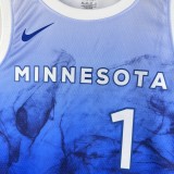 2024 Minnesota Timberwolves City Edition ANDERSON #1 Swingman NBA Jersey/24赛季森林狼城市版1号安德森