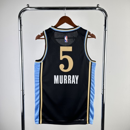 2024 Atlanta Hawks City Edition MURRAY #5 Swingman NBA Jersey/24赛季老鹰队城市版5号穆雷