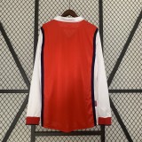1998-99 Arsenal Home Long Sleeve Retro Jersey/98-99阿森纳主场长袖