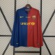 2008-09 Barcelona Champions League Home Long Sleeve  Retro Jersey/08-09巴萨欧冠主场长袖