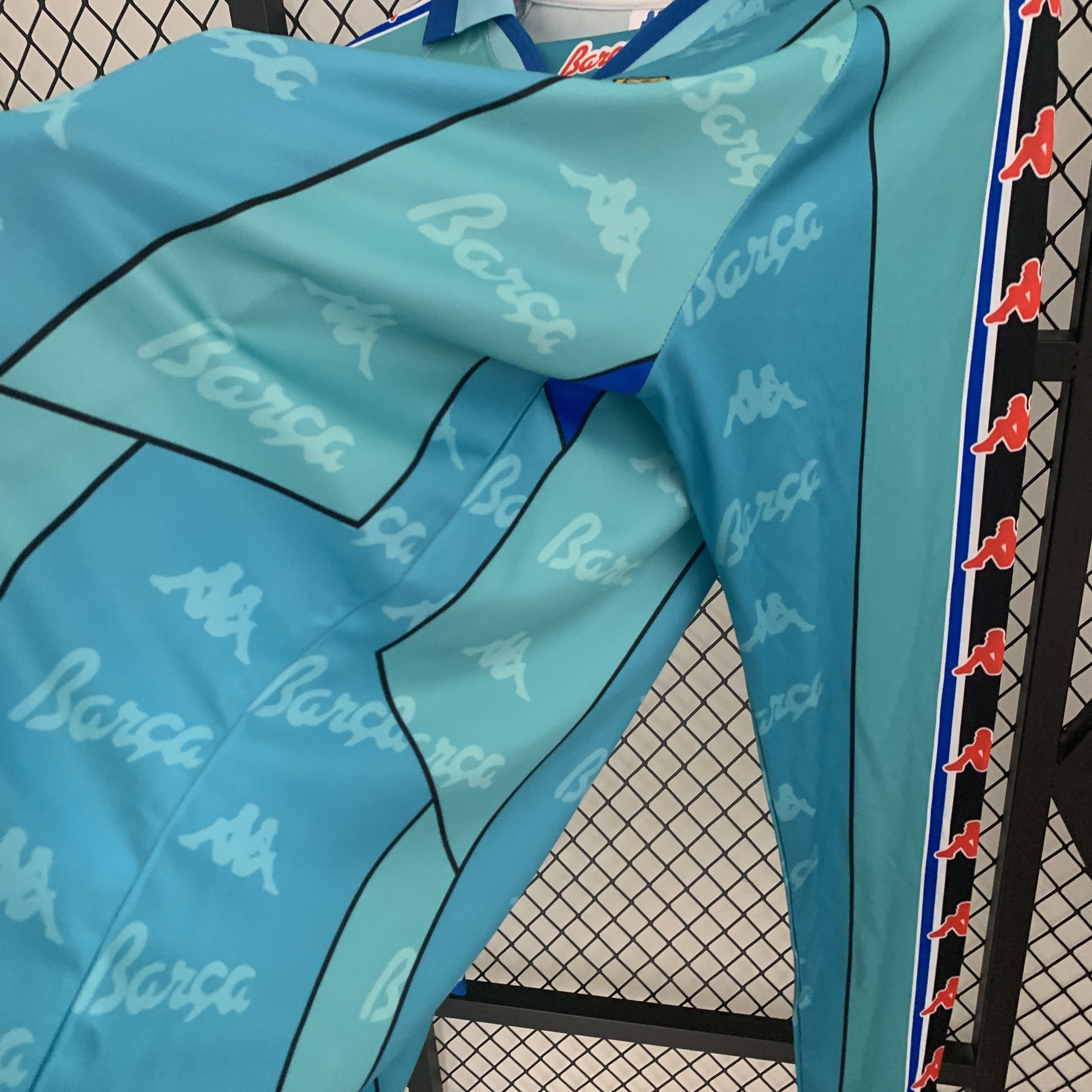 1996-97 Barcelona Away Long Sleeve Retro Jersey