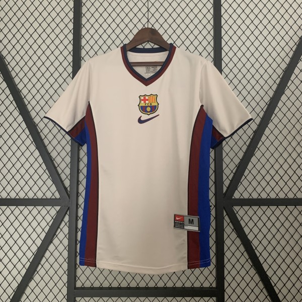 1988-89 Barcelona Away Retro Jersey/88-89巴萨客场