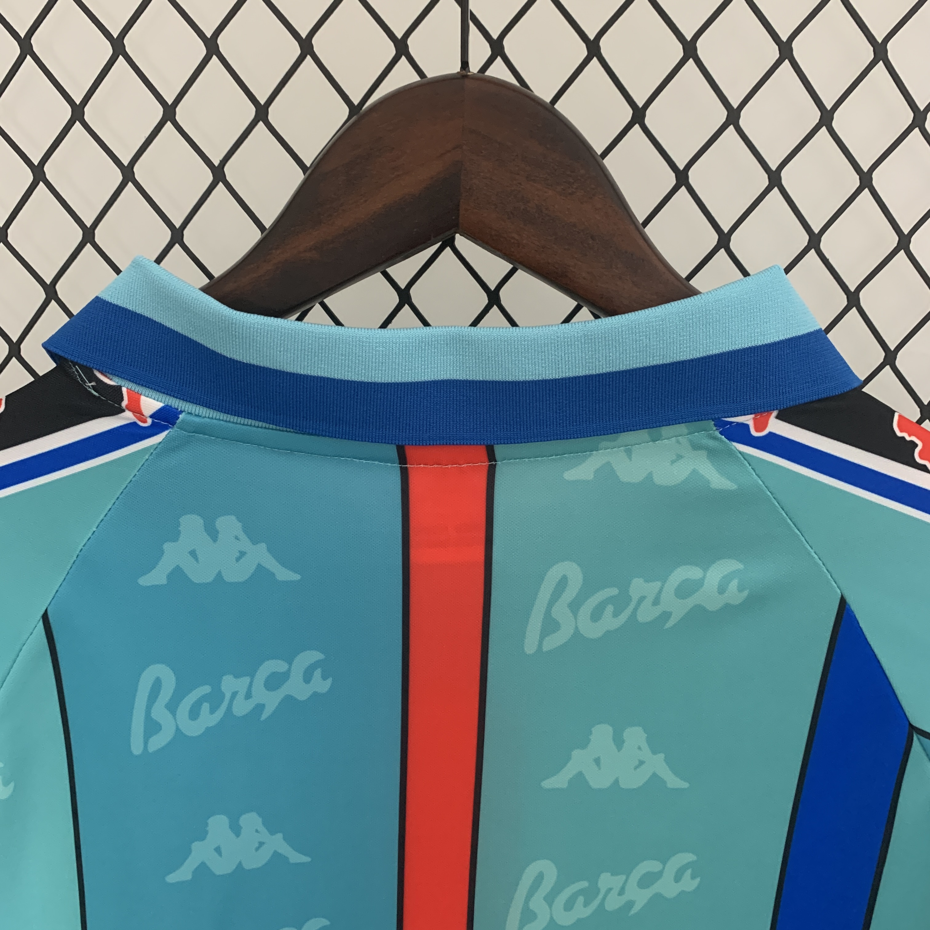 1996-97 Barcelona Away Long Sleeve Retro Jersey