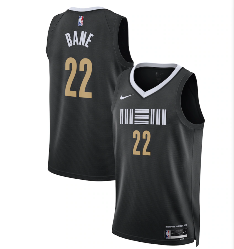 2024 Memphis Grizzlies City Edition BANE #22 Swingman NBA Jersey/24赛季灰熊队城市版22号贝恩
