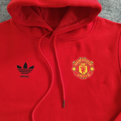 2023 Manchester United Fleece Hoodie/2023曼联加绒卫衣