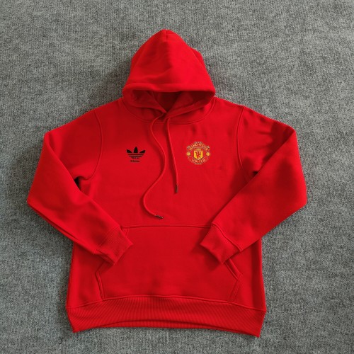 2023 Manchester United Fleece Hoodie/2023曼联加绒卫衣