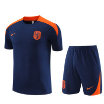 24-25 Netherlands Short Sleeve Training Suit/24-25短袖训练服荷兰宝蓝色