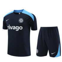 24-25 Chelsea Short Sleeve Training Suit/24-25短袖训练服切尔西宝蓝色