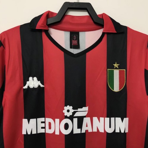 1988-89 AC Milan Home Retro Jersey/88-89AC米兰主场