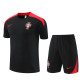 24-25 Portugal Short Sleeve Training Suit/24-25短袖训练服葡萄牙黑色