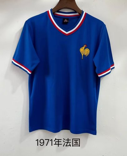 1971 France Home Retro Jersey/1971法国主场
